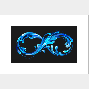 Infinity of Cold Water Posters and Art
